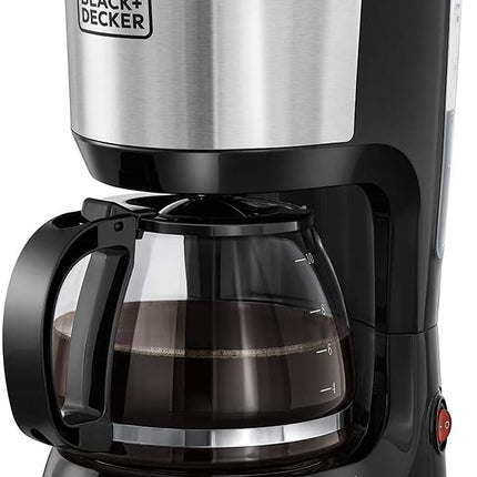 BLACK+DECKER 750W 1.25L Coffee Maker/Coffee Machine 10 Cup Glass Carafe