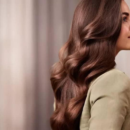 Philips 7000 Series Air Styler, Rotating ThermoBrush for more volume and defined hair styling, 2 attachments, 1000W, White/Gray - BHA710/13