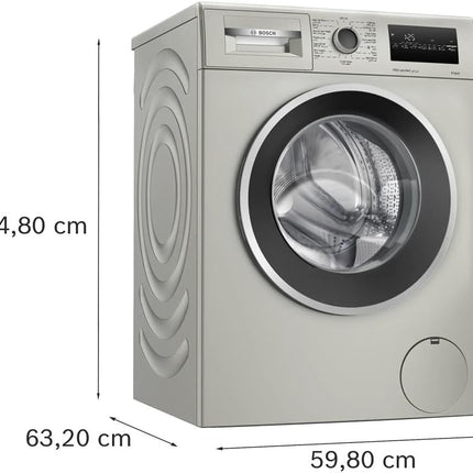 Bosch Front Load Washing Machine, WAN28283GC, 8kg, 1400RPM, Reload Function, Speed Perfect, ActiveWater Plus, Silver Inox, German Engineering