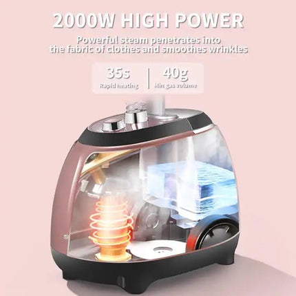 DSP Steam Iron For Clothes And Curtains, 2000 Watt 2.5 Liter With Thermostat Controller KD6019