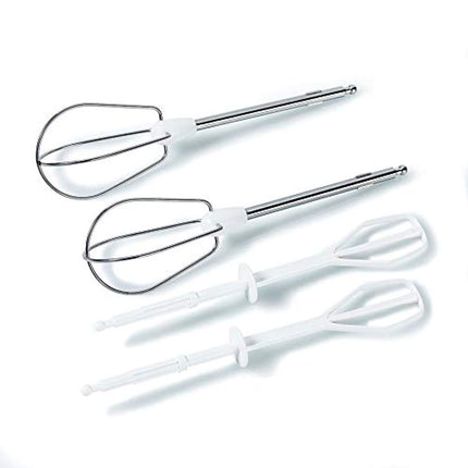 MOULINEX Hand Mixer | Easy Max Hand Mixer | 200 W | 5 speeds | White | Plastic/Stainless Steel | 2 Years Warranty | HM250127