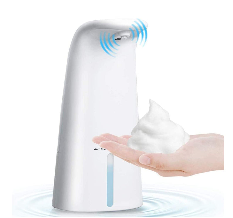 Touchless Liquid Soap Dispenser, with Sensor Liquid Dispenser, Automatic Pump and 250ml Bottle, No-touch Auto Foaming Dispenser for Hand Washing Bathroom Kitchen Hotel Office Use