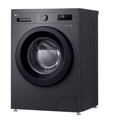 LG 1200 RPM Front Load STS Drum 6 Motion DD Washing Machine, 8 kg Capacity, Middle Black