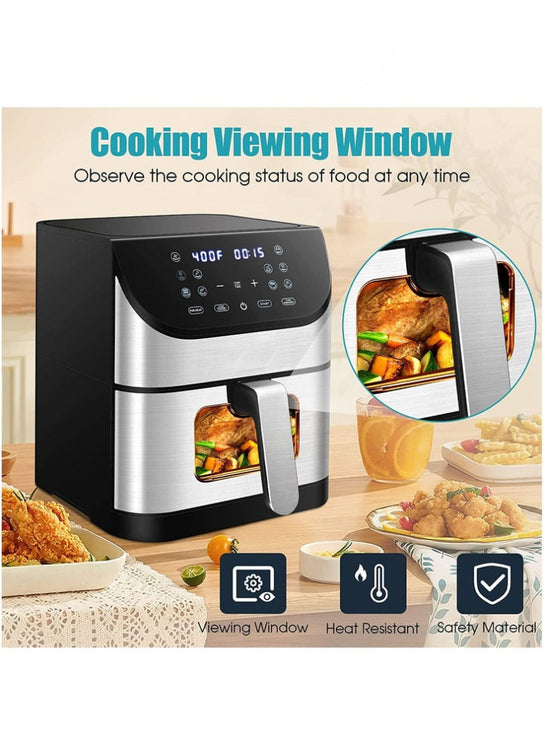 Best Sliver Crest Stainless Steel Digital Air Fryer 12 L , 2400 watts