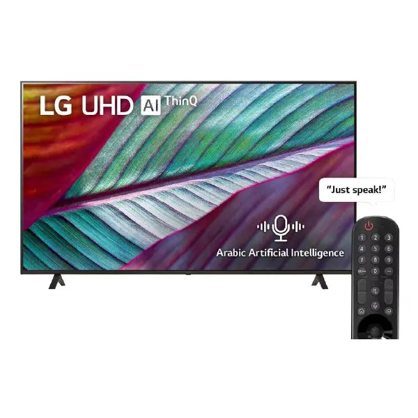 تلفزيون ال جي UR78 الذكي 55 بوصة 4K UHD 2023 55UR78006LL أسود