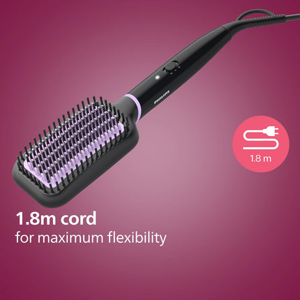 PHILIPS Bhh880, Auto Curler & Heated Straightening Brush, Style Care, BLACK /170°C and 200°C