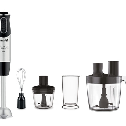 Moulinex Quickchef Hand Blender, 800 ml, 1000 Watt - Stainless / Black - DD65J810