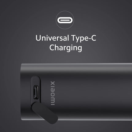 Mi XXQ03HM Xiaomi Corded + Cordless Beard Trimmer 2 with Type-C Fast Charging, LED Display, Waterproof, 40 Length Settings, Stainless Steel Blades, 90 mins Cordless Runtime, Travel Lock, Black