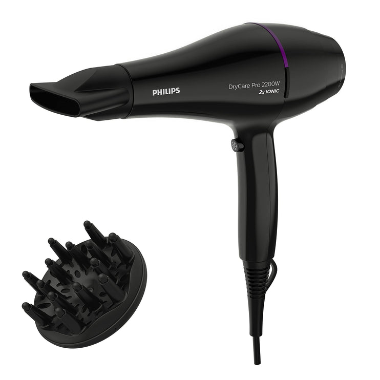 Philips Advanced Drycare Pro Hairdryer, 2200 W, Black, BHD274/03