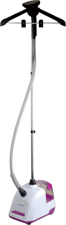 Sonashi SGS-312 2.8 Liter Garment Steamer w/Mechanical Control, Anti-Slip, Easy Cleaning, Bottom Drain, Foot Switch | Garment Steamer | Home Appliance