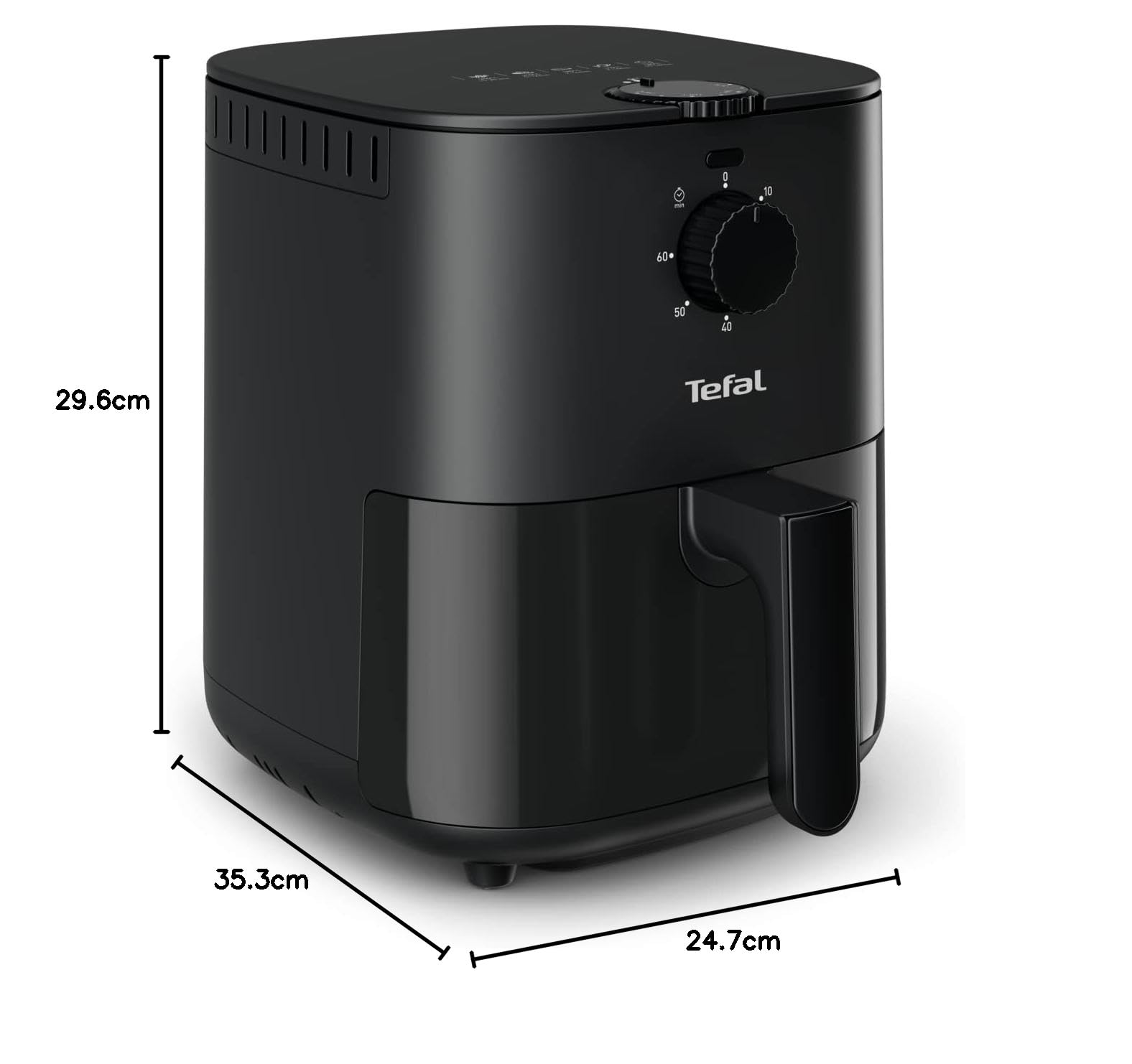 TEFAL Air Fryer | Easy Fry Essential |3.5 L Capacity | 1430W | Healthy Cooking |Adjustable Temperature | EY130840