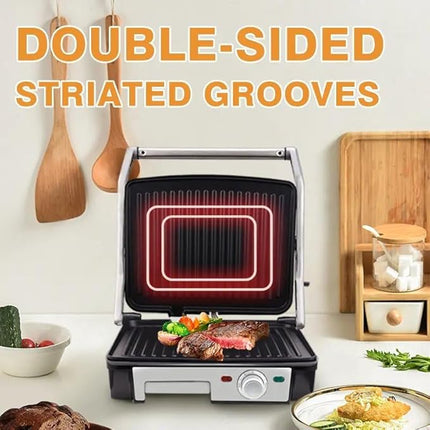 JAMAKY Professional Multifunctional Electric Grill Sandwich Maker JMK2015 with 2800W Multi Color