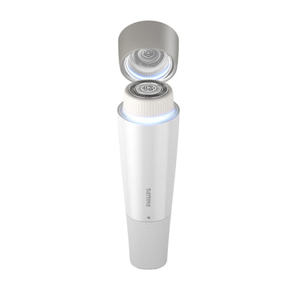 PHILIPS Beauty Lady Electric Shaver Series 8000 with Electric Facial Hair Remover, Cordless, BRL166/91