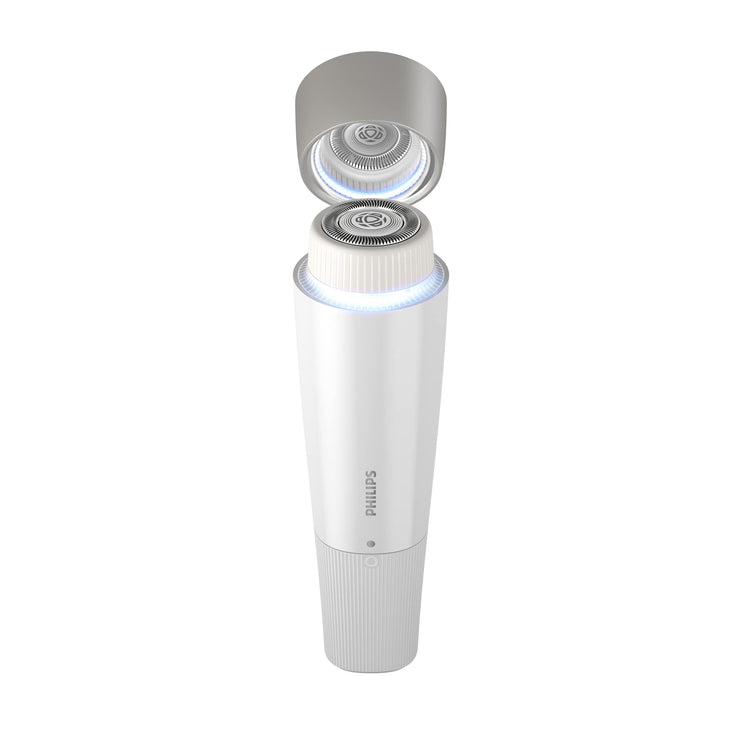 PHILIPS Beauty Lady Electric Shaver Series 8000 with Electric Facial Hair Remover, Cordless, BRL166/91