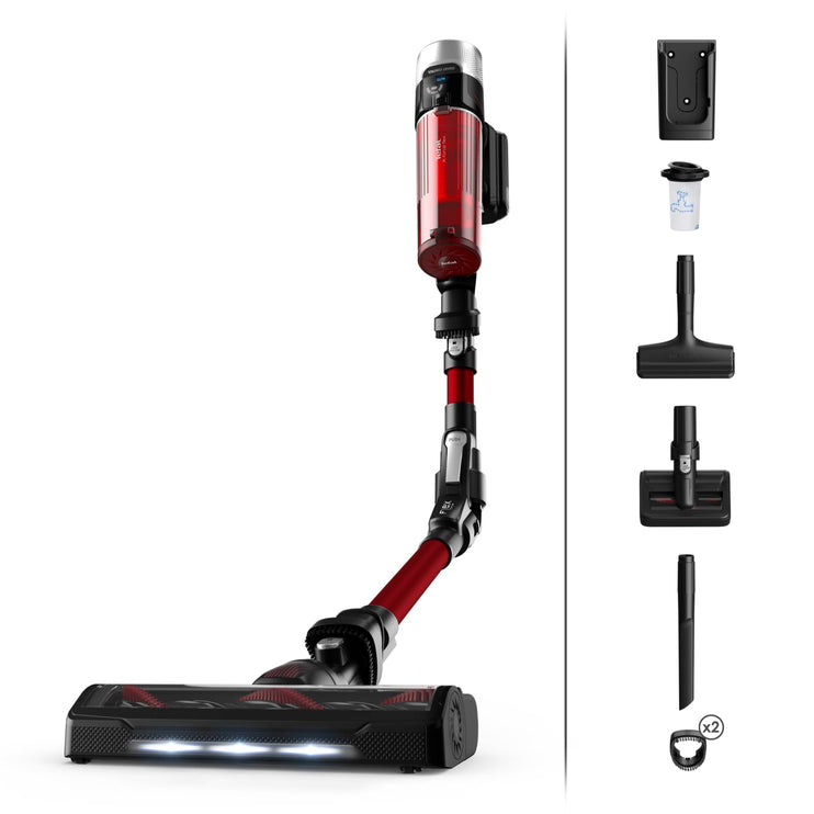 TEFAL Cordless Vacuum Cleaner | X-Force Flex 9.60 Vacuum Cleaner Cordless | Animal Care Model | Flex Tube System | Automatic Suction Power Adjustment by Floor Type  TY2079HO