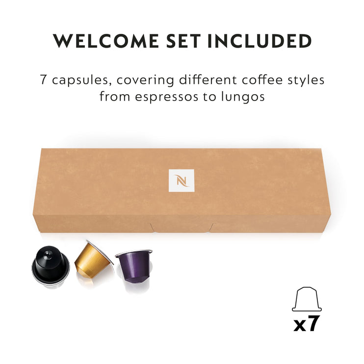 Nespresso Inissia coffee machine by Nespresso, White /0.7 L/1260W