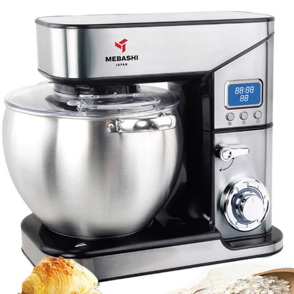 MEBASHI Stand Bowl Mixer, 10L Capacity, Black Steel,(2000W) With LED Indicator (ME-SBM1115)