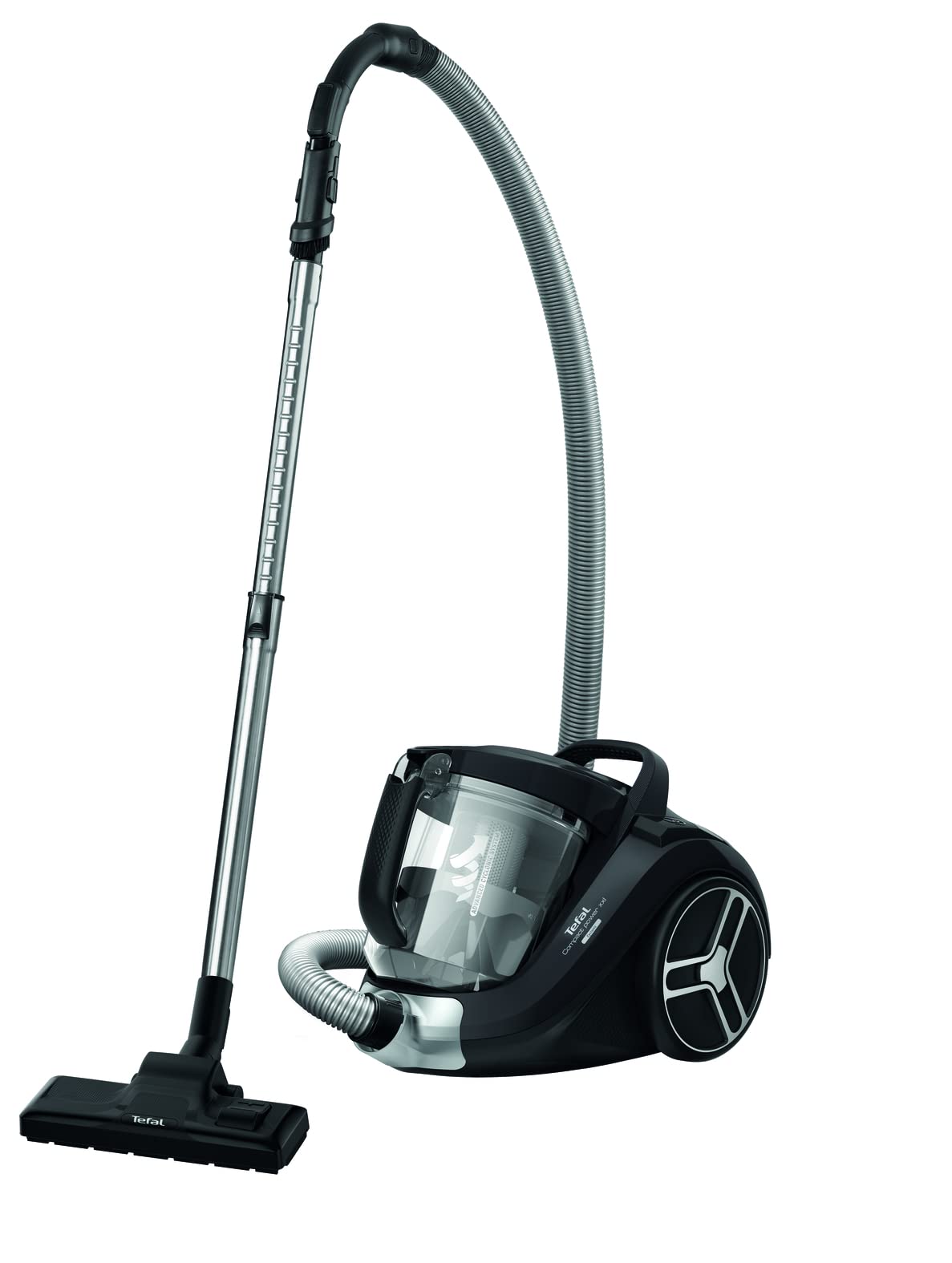 Tefal Compact Power XXL Bagless Vacuum Cleaner, 2.5 Litre , Black/Silver