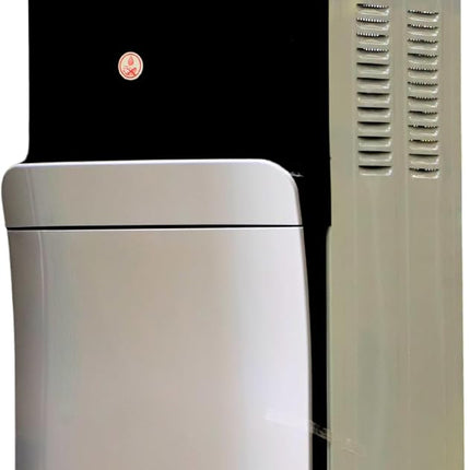 موزع مياه جيو جنرال GSM-315LB ذو تحميل علوي، 3 صنابير، ماء ساخن وبارد، 5 L/ساعة ساخن، 2 Lتبريد /ساعة، تدفئة 550 واط، تبريد 90 واط، إجمالي 640 واط، أسود + فضي