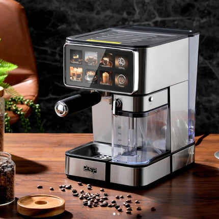 DSP Espresso Coffee Maker Machine – 1350W, 15 Bar Pump, 1.8L Water Tank, Milk Frother | Coffee Machine- KA3149