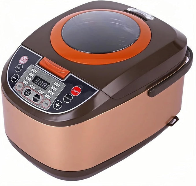 Rice Cooker 5L Multi-Functional Large Capacity Digital Electric Rice Cooker With 24 Hour Delay Timer & Auto Keep Warm Function