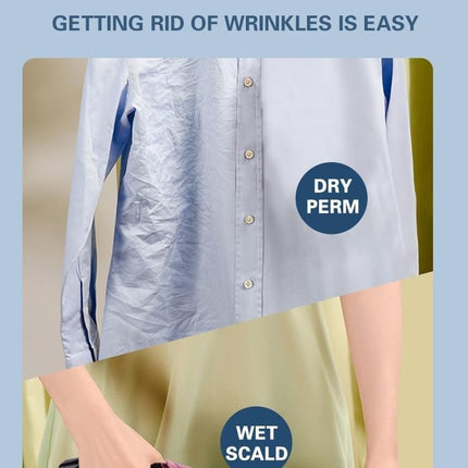 dsp steam iron, steam iron portable, steam spray iron, 2200W with Ceramic-Coated Soleplate, 275ml Water Tank, Powerful Steam Burst, Self-Cleaning, KD1096