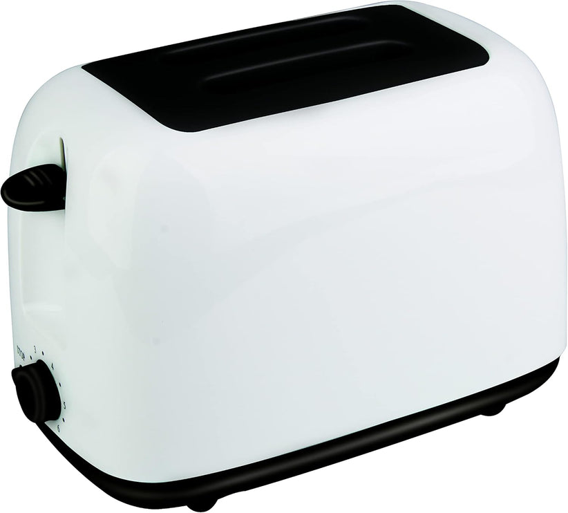 KHIND Bread Toaster - 2 Slice Toaster with 6 Browning Settings, Removable Crumb Tray, Anti-Dust Cover - Sleek Design, 750W Power - Perfect for Breakfast, BT808