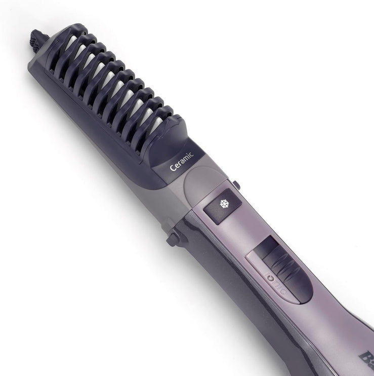 BaByliss Air Styler Complete Styling Kit | 1200W | 38mm Thermal, 25mm Firm, 20mm Soft Bristle Brushes | Ionic Frizz-Control | 3 Heat Settings | (AS121SDE)