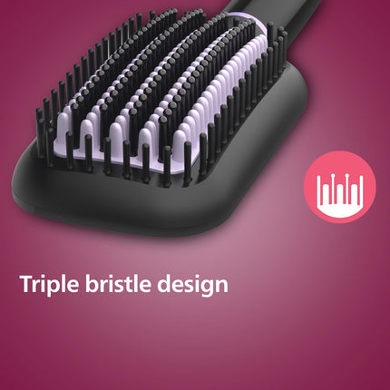 PHILIPS Bhh880, Auto Curler & Heated Straightening Brush, Style Care, BLACK /170°C and 200°C