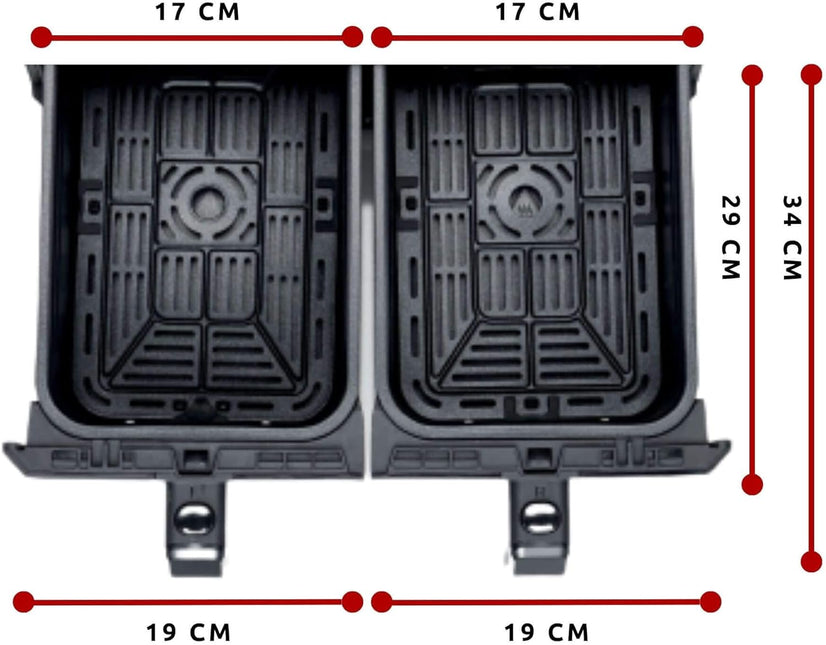 Ariete AIR FRYER DUAL For double quantities 8L / 1700W