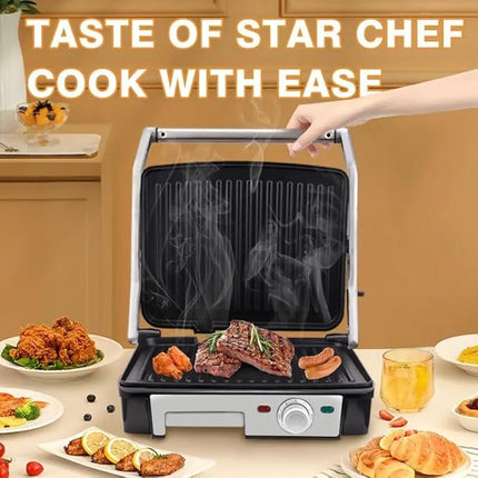 JAMAKY Professional Multifunctional Electric Grill Sandwich Maker JMK2015 with 2800W Multi Color