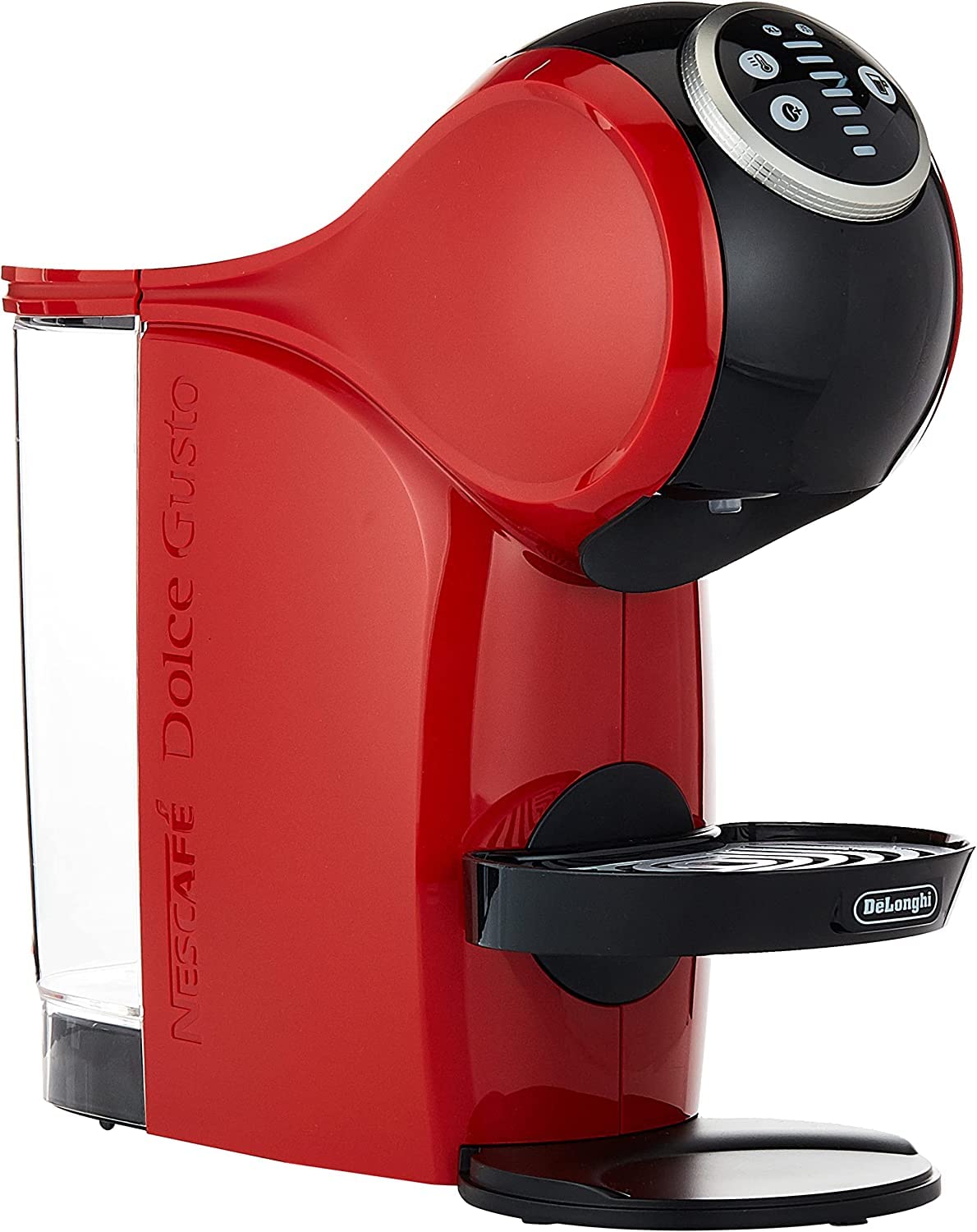 Nescafe Dolce Gusto by De'Longhi GENIO S PLUS Automatic Capsule Coffee Machine with Compact & Powerful up to 15 Bar Pressure, Cappuccino, Tea, Hot Chocolate & Espresso Coffee Maker EDG315.R Red