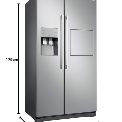 Samsung 501 Liter Refrigerator Side by Side With Water Dispenser Color Silver Model - RS50N3913SA