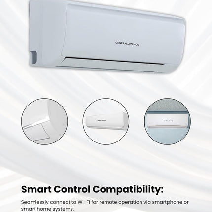 General Avanos Split Air Conditioner, German Quality,18000 BTU, Fast Cooling, Golden Fins, Rotary Compressor, R410A/ AVACS18K054