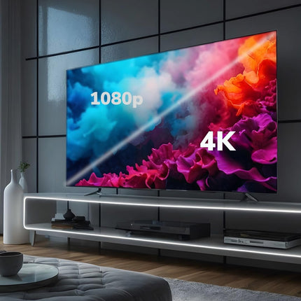 General Gold 75" Smart TV QLED 4K UHD, 2024 NEW Model, WebOS Television, WiFi Bluetooth, Voice Recognition, 75 inches Television Frameless Design, Netflix, YouTube, Prime Video (75 inch)