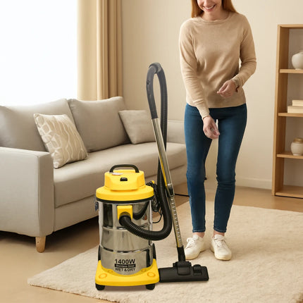 Sayona SVC-2362 Drum 2-in-1 Wet & Dry Vacuum Cleaner /1400W/21L