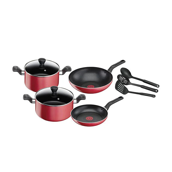 Tefal Super Cook Cooking Set 9 in 1 B460S984 - Red