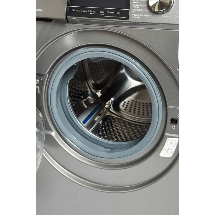 Admiral Front Load Washer & Dryer Combo | 12KG Wash + 8KG Dry | 1400 RPM | Silver (ADWD128SICP)