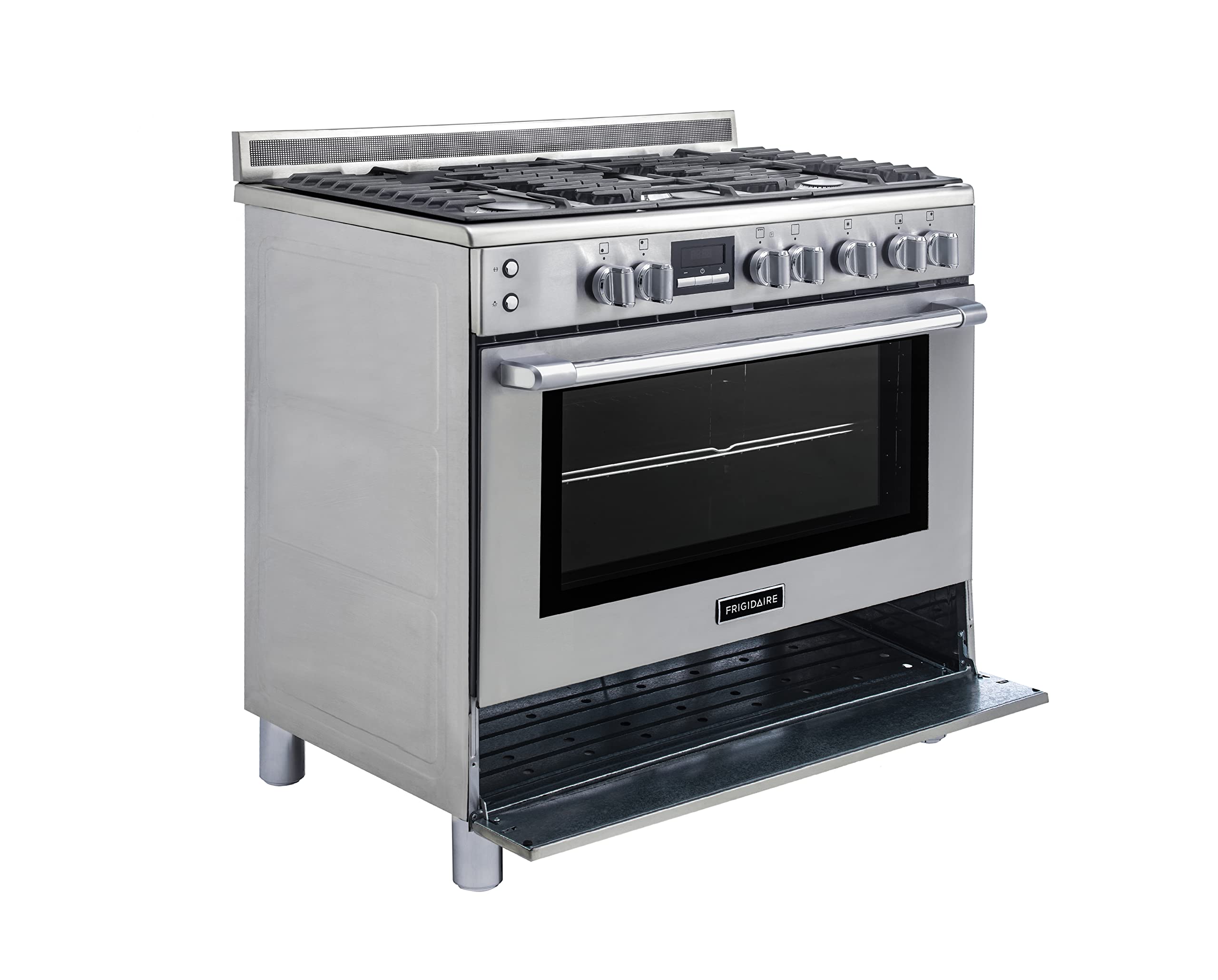 Frigidaire 90 CM STAINLESS STEEL GAS COOKER FNGN90JGBS,