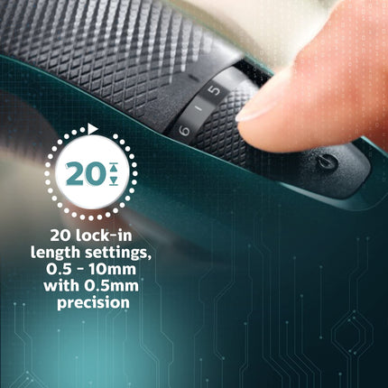 PHILIPS BT3231/15 Smart Battery Powered Beard Trimmer For Men With Self-Sharpening Blades For Precise Trim- Quick Charge; India's No.1 Trimmer*