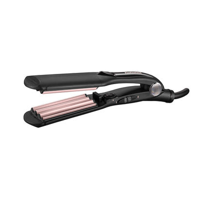 Babyliss Crimper Fast Heat Up Ceramic 10 Temps Setting for a Frizz-Free Lasting Texture 2165SDE, Black, Small