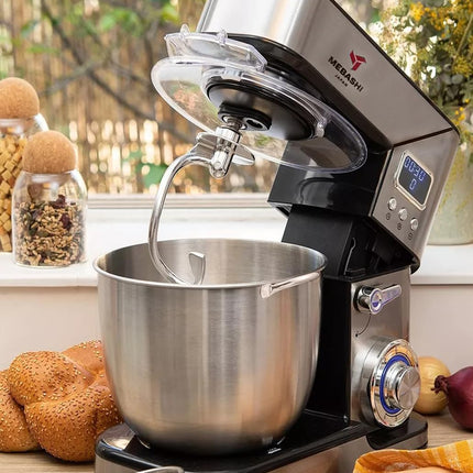 MEBASHI Stand Bowl Mixer, 10L Capacity, Black Steel,(2000W) With LED Indicator (ME-SBM1115)
