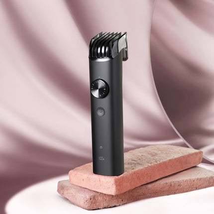 Mi XXQ03HM Xiaomi Corded + Cordless Beard Trimmer 2 with Type-C Fast Charging, LED Display, Waterproof, 40 Length Settings, Stainless Steel Blades, 90 mins Cordless Runtime, Travel Lock, Black