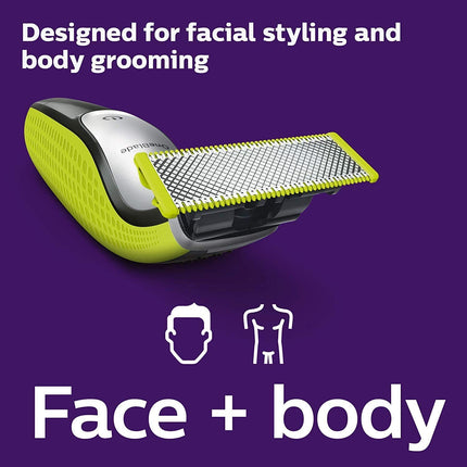 Philips ONEBLADE Hybrid Electric Face, Body Trimmer and Shaver Qp2630/60
