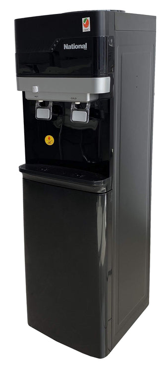 National Pro Water Dispenser With Cabinet Storage VN558 - black