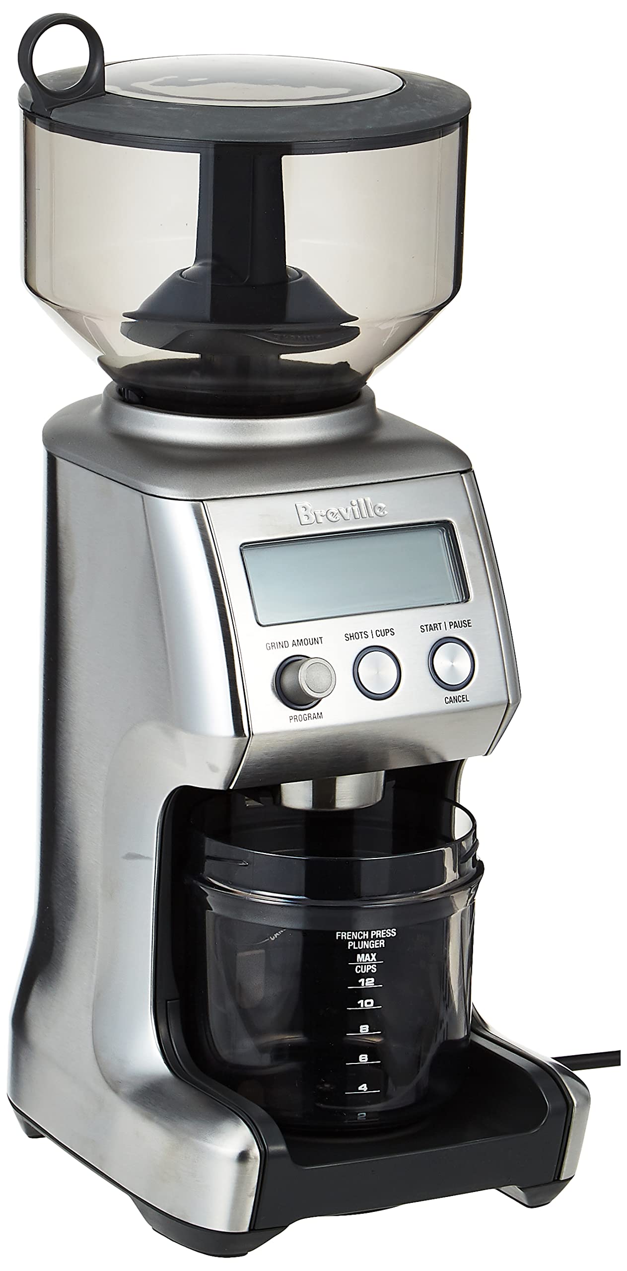 Breville The Smart Coffee Grinder Pro - BCG820, Silver and Black