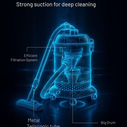 FRA Vacuum Cleaner AF-2021DRVC / 1800W Motor 21L Capacity