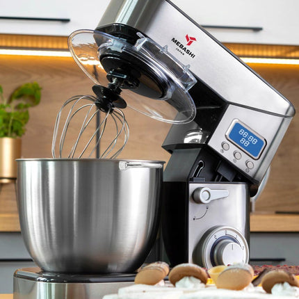MEBASHI Stand Bowl Mixer, 10L Capacity, Black Steel,(2000W) With LED Indicator (ME-SBM1115)