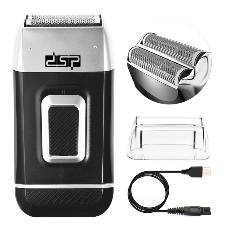 DSP 60102 Bald Head Shaver for Men Bald Shaver for Men Waterproof Razor for Shaving Electric Cordless Rechargeable Black