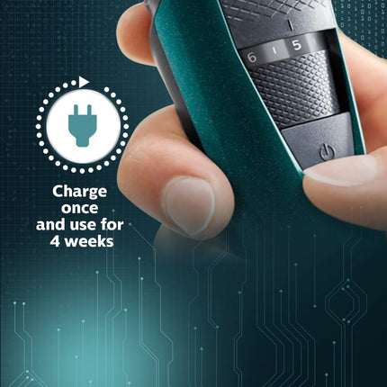 PHILIPS BT3231/15 Smart Battery Powered Beard Trimmer For Men With Self-Sharpening Blades For Precise Trim- Quick Charge; India's No.1 Trimmer*